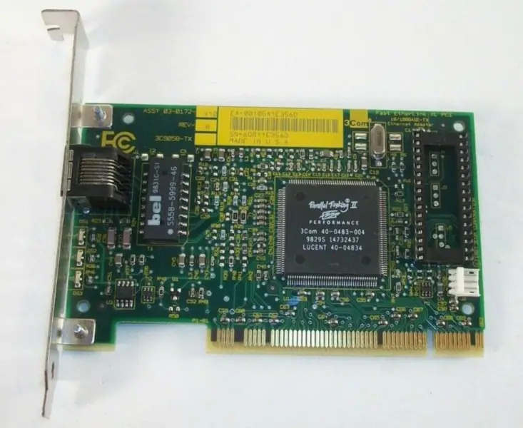 3Com Fast EtherLink XL PCI 3C905B-TX 03-0172-410 REV B Adapter Ethernet 10/100BASE-TX