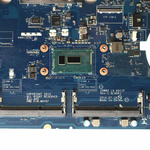 Płyta główna Dell Latitude E5550 ZAM80 LA-A911P Rev:1.0 I7-5600U