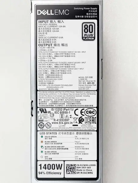 Emc 078-000-080 078-000-111-00 078-000-111 Zasilacz awaryjny Sg9001 2200w