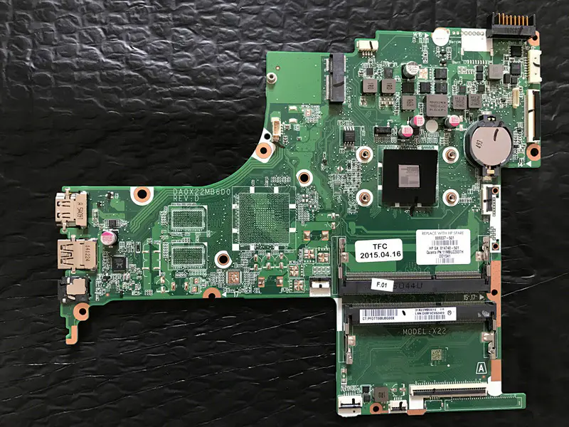Płyta główna HP 809337-001 809337-501 809337-601 DA0X22MB6D0
