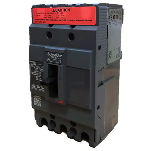 3-biegunowy wyłącznik kompaktowy Easypact EZC100B 3P30A