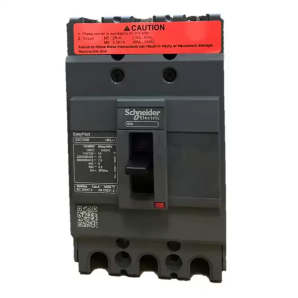 Schneider 3-biegunowy wyłącznik kompaktowy Easypact EZC100B 3P40A