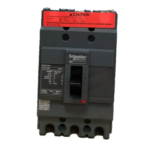 3-biegunowy wyłącznik kompaktowy Easypact EZC100B 3P60A