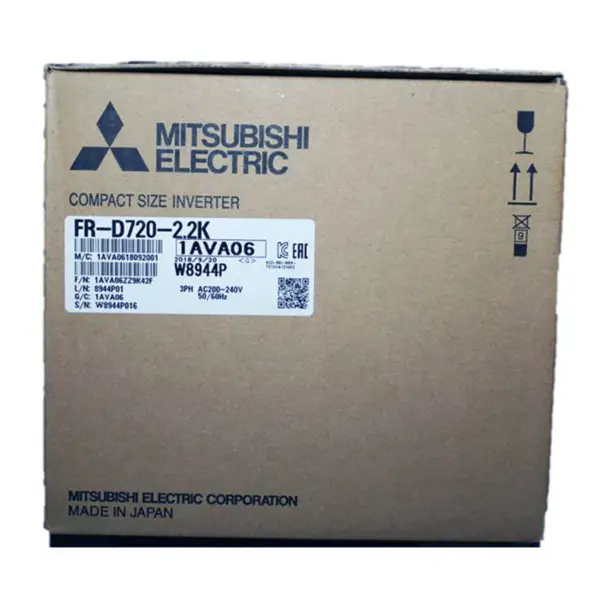 wyprodukowano w Japonii Mitsubishi FR-D720-165-NA FR-D700 Seria VFD