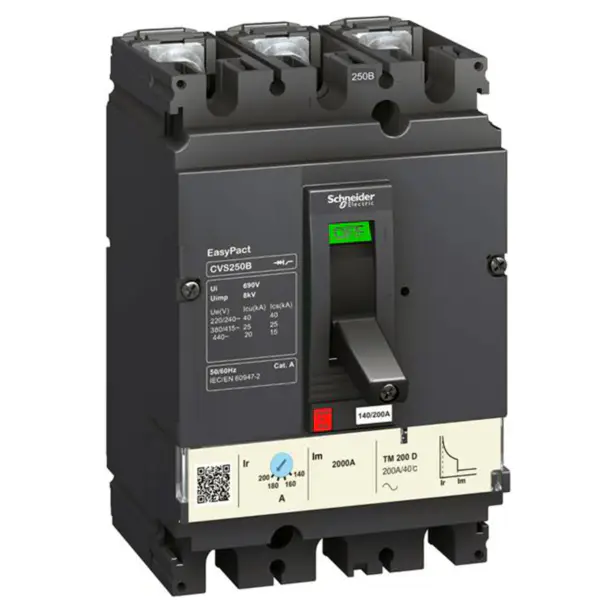 wyłącznik automatyczny schneider EasyPact CVS250B LV525302