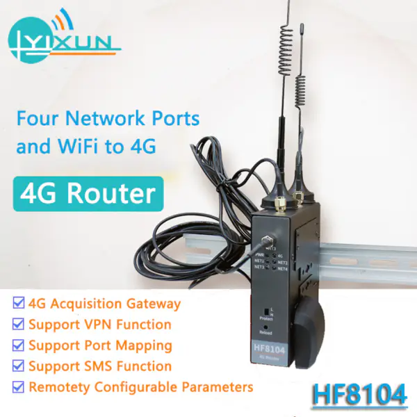 4G Router RS485 do 4G Port sieciowy Podłącz 4G Pojedynczy port sieciowy Serwer szeregowy Konwerter DTU HF Elfin-EG46 Serwer DTU