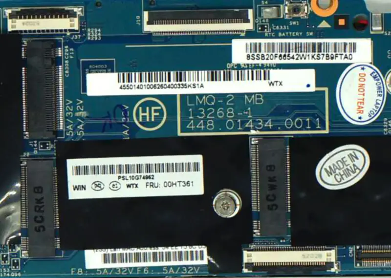 Płyta główna Lenovo X1 Carbon LMQ-2 13268-1 z procesorem i7-5600U 8G
