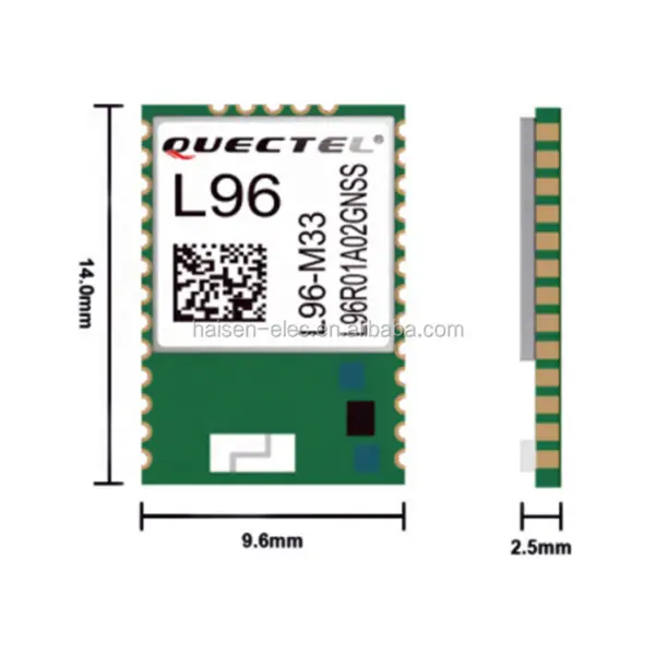 Quectel AGPS współbieżny moduł odbiornika multi-GNSS L96 L96-M33 śledzący kanały akwizycji GPS GLONASS Beidou moduł L96