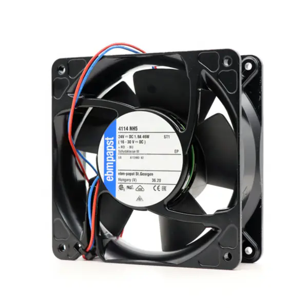 ebmpapst 4114NH5 24VDC 1.9A 46W wentylator o bardzo dużej głośności