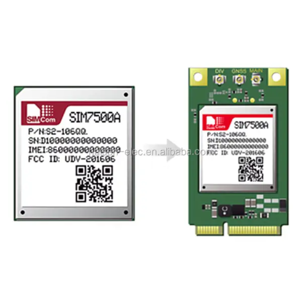 SIMCOM SIM7500X wielozakresowy moduł komunikacji bezprzewodowej GNSS GPRS SIM7500E SIM7500A SIM7500V SIM7500JE SIM7500SA