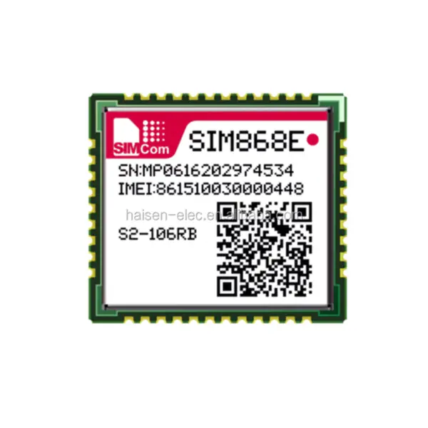 SIM868 Moduł GSM/GPRS+GNSS 2G 1800MHz 900MHz 85.6kbps SMD SIMCOM SIM868E