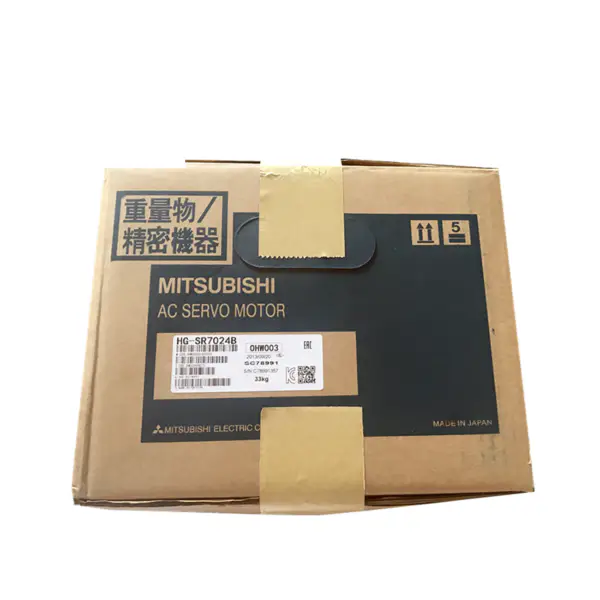 Mitsubishi Servo Motor HG-SR7024B i opakowanie przemysłowe Ect Japan, jp DHL Fedex TNT EMS