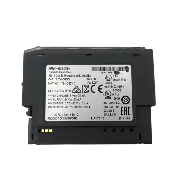 Moduł PLC Allen Bradley 1734-OE2V