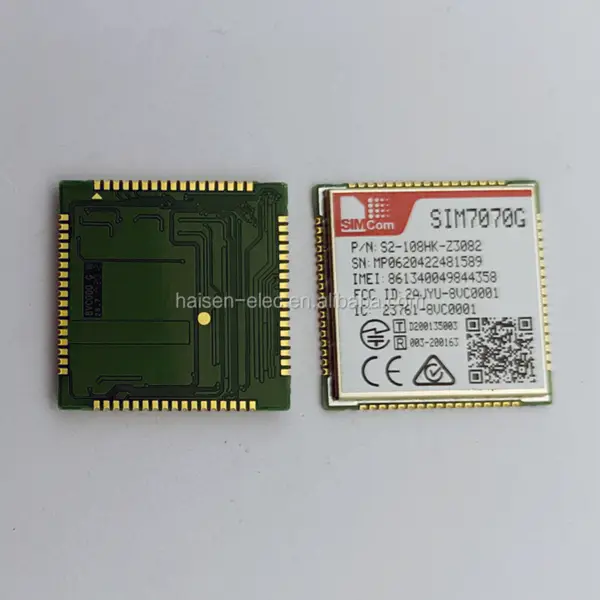 Moduł SIMCOM LPWA GPRS SIM7070 SIM7070G do zastosowań M2M obsługuje tryby komunikacji bezprzewodowej