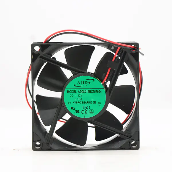 ADDA AD08012HX257004 Wentylator osiowy 12V 0.18A 80*80*25MM Wysokoobrotowy wentylator chłodzący obudowę