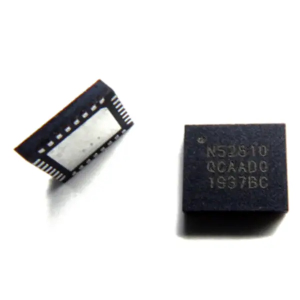 Układ RF BLE5.0 małej mocy NRF52810-QCAA-T NRF52810-QCAA-R NRF52810-QCAA-R7 IC RF TXRX+MCU BT 32WFQFN