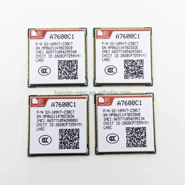 SIMCOM 4G LTE Cat1 LGA + LCC Moduł A7600E-LNSE A7600C1-LNSE A7600E-HNVW