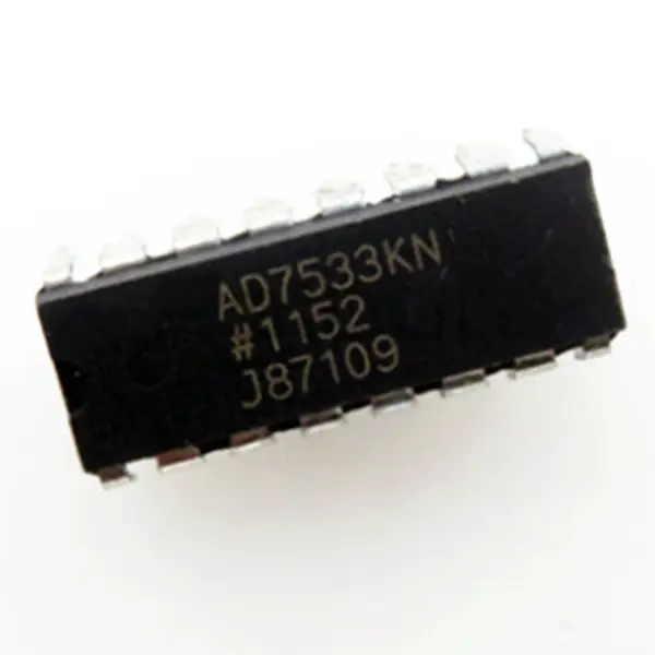 Przetwornik analogowo-cyfrowy IC AD7533 AD7533KNZ AD7533JNZ AD7533LN IC DAC 10BIT A-OUT 16DIP