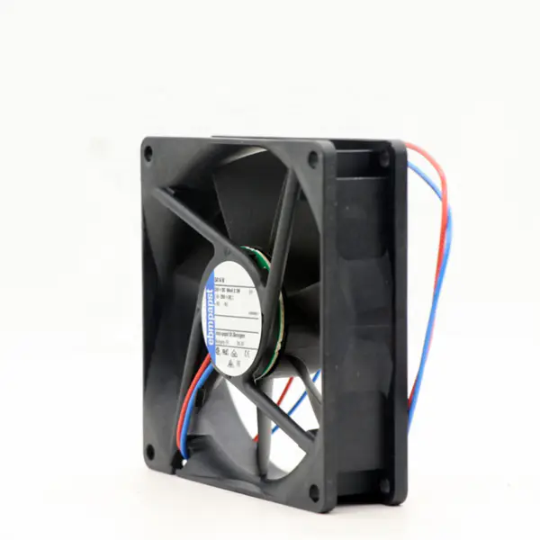 Ebm papst 3414N 92x92x25mm 24VDC 49.4CFM 2.3W 32dBA 2700RPM Wentylator osiowy z łożyskiem kulkowym