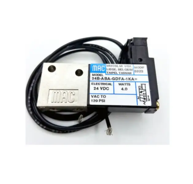 Zawór elektromagnetyczny MAC 34B-L00-GEMC-1KA