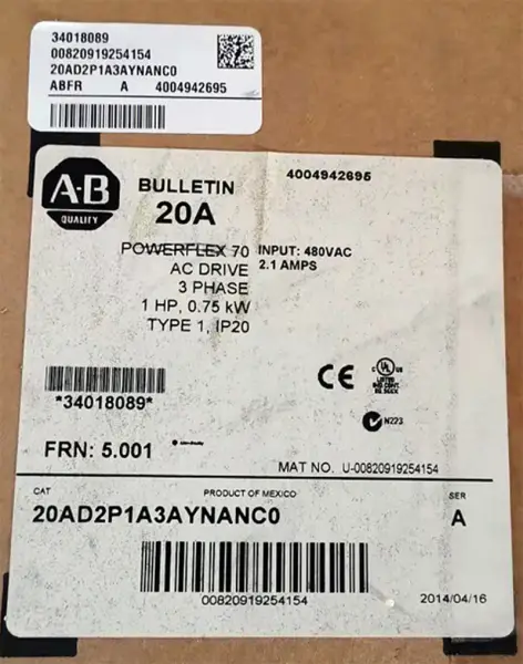 falownik allen bradley 20BC2P1A0AYNAND0 20BC2P1A0AYNAND0