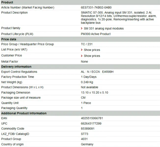 Moduł kontrolera 6ED1052-2FB08-0BA1 6ED10522FB080BA1