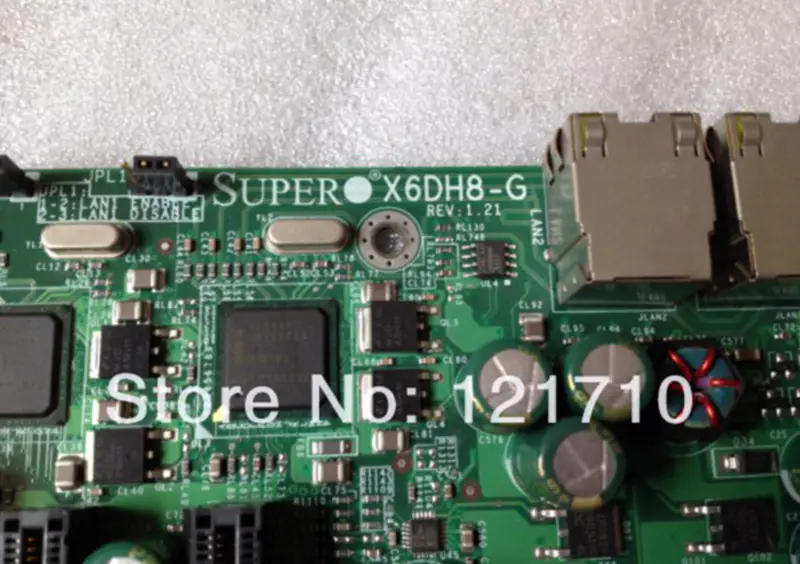 SUPER płyta główna do stacji roboczych i serwerów Supermicro X6DH8-G REV 1.21 dual XEON 604 socket industrial motherboard