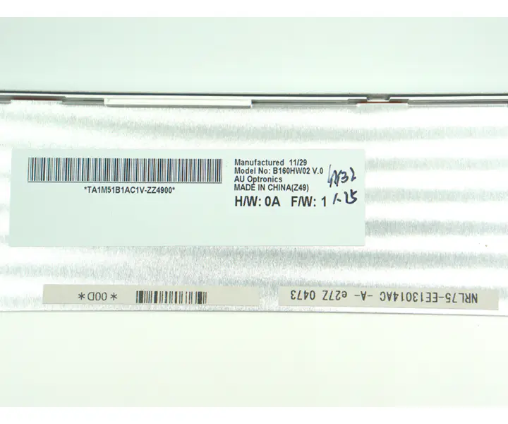 Sony B160HW02 V.0 Panel LCD Ekran LCD Wyświetlacz