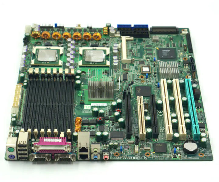 Płyta główna SUPER do stacji roboczych SUPER X6DA8-G2 REV 3.00 z podwójnym gniazdem xeon 604 i przemysłowym interfejsem raid scsi 68 pin
