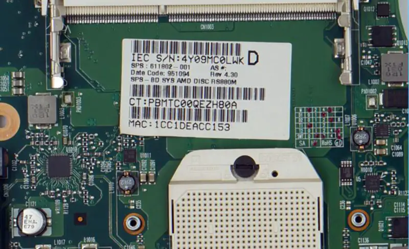 Płyta główna HP 611802-001 325 425 625