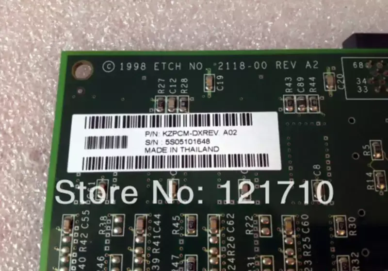 Karta SCSI KZPCM-DXREV A02 2118-00 REV A2 Płyta główna przemysłowej stacji roboczej DS10 DS15