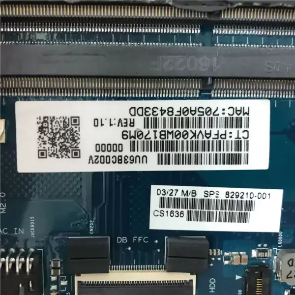 Płyta główna HP 856764-001 856764-501 856764-601 A6-7310U