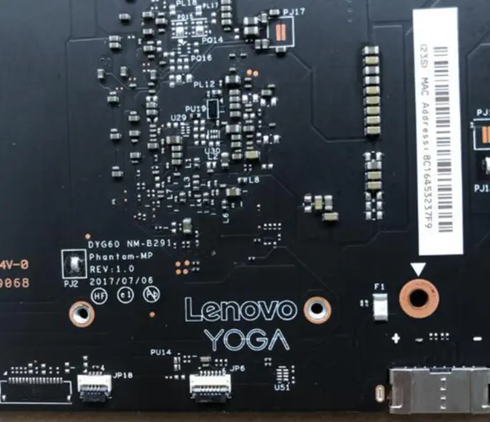Płyta główna Lenovo YOGA 920-13IKB FRU:5B20Q09639 I7-8550U 16G RAM