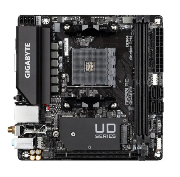 GIGABYTE A520I AC Płyta główna mITX AMD AM4 Socket DDR4 64GB