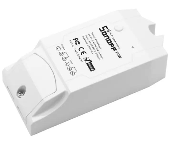 Przełącznik WiFi SONOFF Pow R2 z pomiarem zużycia energii Przełącznik WiFi 15A Inteligentny kontroler przełącznika WiFi