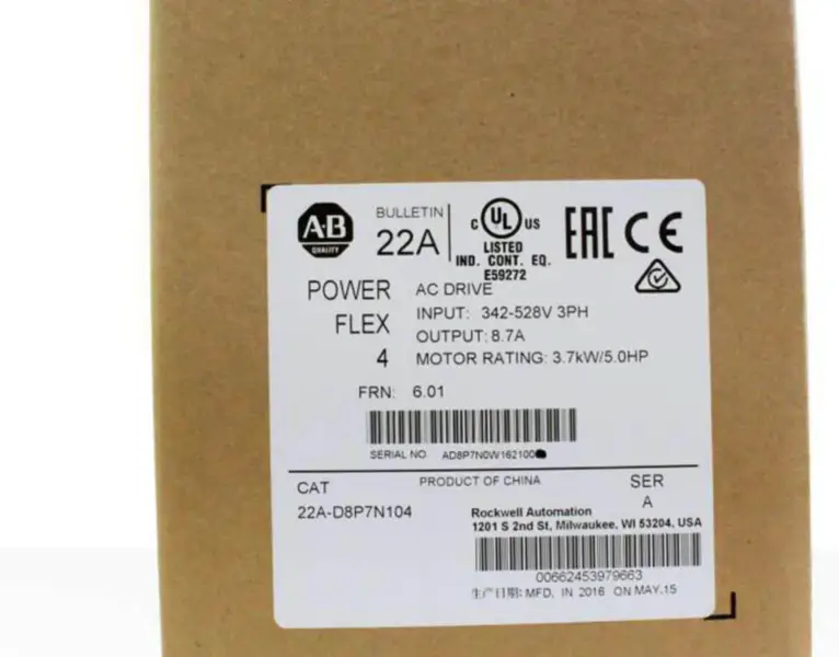 Napęd Allen-Bradley 22A-D8P7N104