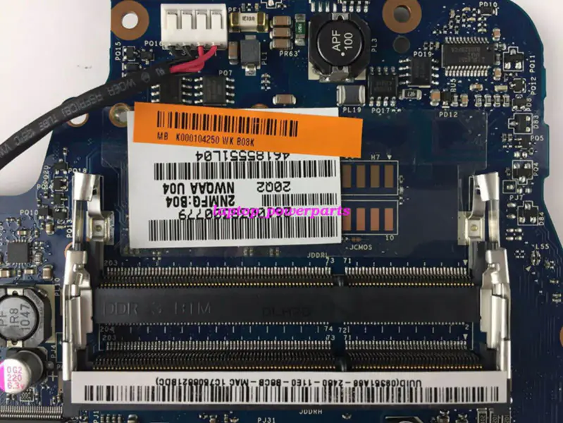 Toshiba K0001042 Płyta główna Toshiba Satellite 660 665 Intel Płyta główna ATX