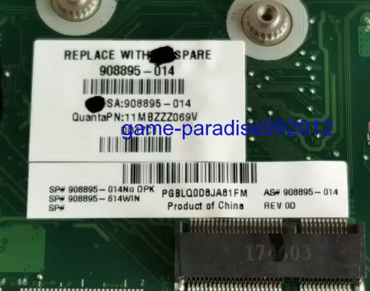 Płyta główna HP 908895-014