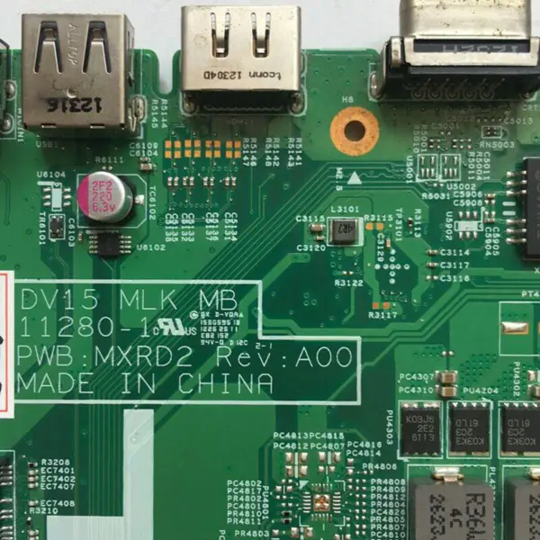 Płyta główna Dell 0W8N9D Dell Inspiron 3520 Płyta główna ATX