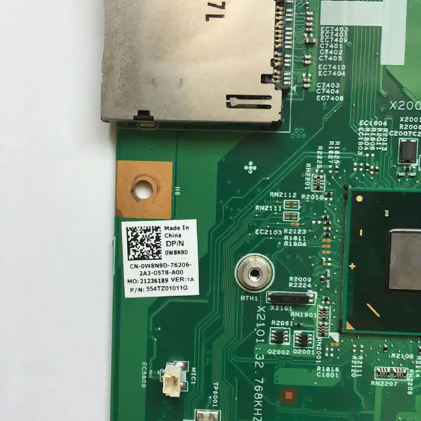 Płyta główna Dell 0W8N9D Dell Inspiron 3520 Płyta główna ATX