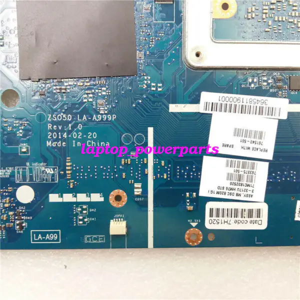 Płyta główna HP 761540-001 250 G3 Intel HM76 I3-3217 CPU Płyta główna ATX