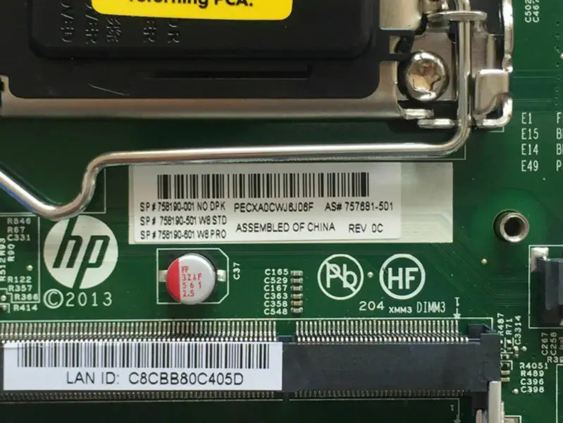 Płyta główna HP 757881-501