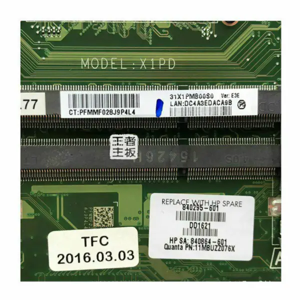 Płyta główna HP 840295-601