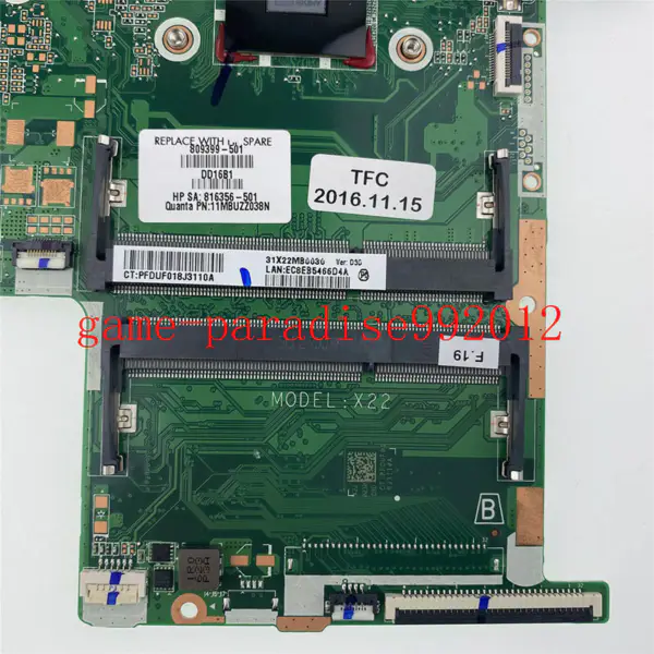 Płyta główna HP 809399-501