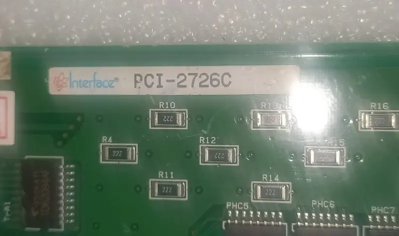 Interfejs karty PCI-2726C DAQ