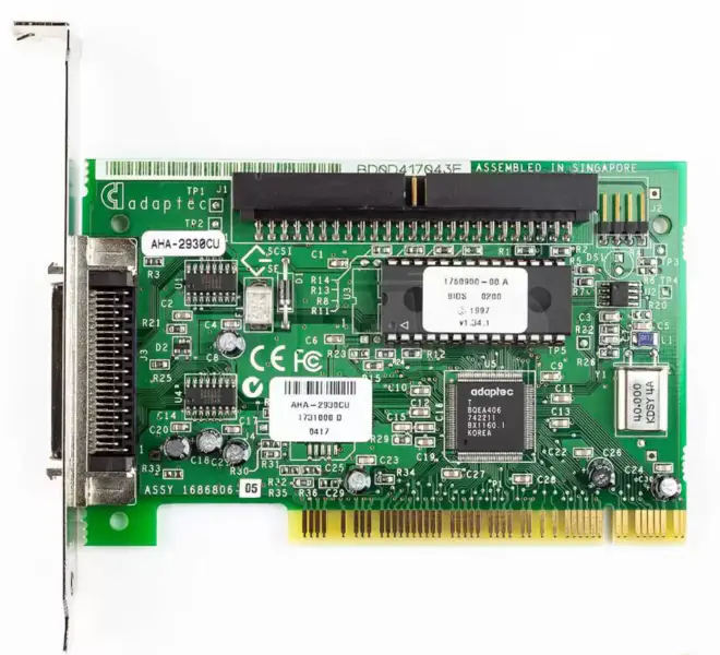 Karta kontrolera Adaptec PCI SCSI AHA-2930CU 50-stykowa przemysłowa płyta główna