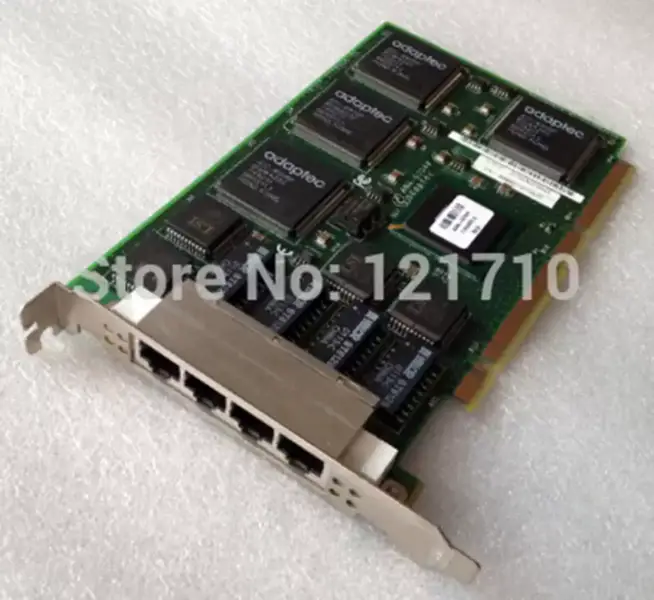 Adaptec ANA-62044 PCI 64 Bit Quad 4 Port Ethernet Lan Adapter Interfejs sieciowy przemysłowa płyta główna