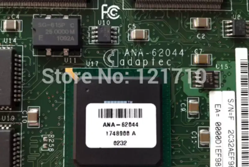 Adaptec ANA-62044 PCI 64 Bit Quad 4 Port Ethernet Lan Adapter Interfejs sieciowy przemysłowa płyta główna