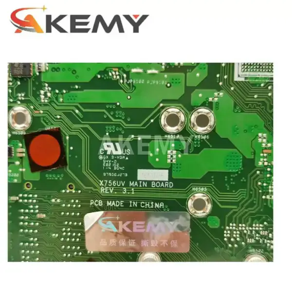Płyta główna Asus X756UA X756UA ATX