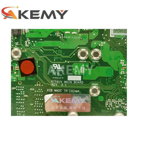 Płyta główna Asus X756UAK X756UAK ATX